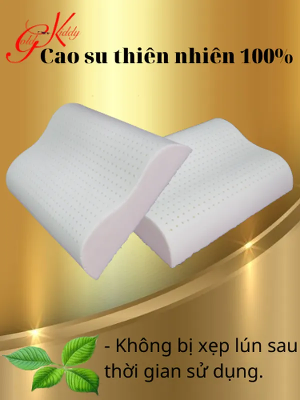 Gối cao su lượn sóng lớn 38*50*8/10 cm 