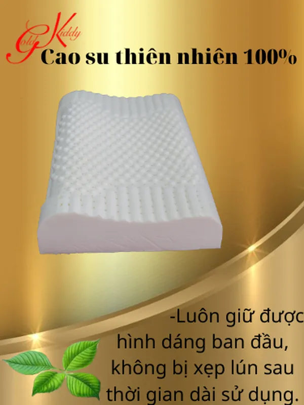 Gối cao su gai Massage lượn sóng 