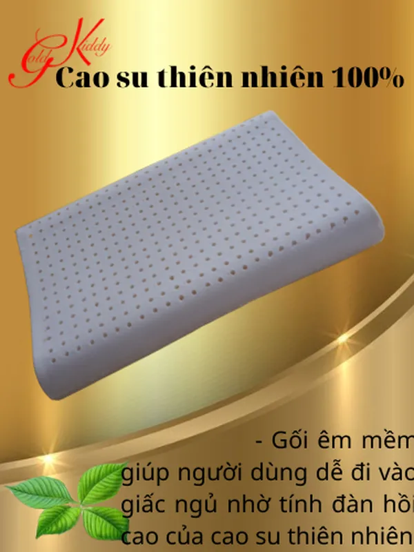 Gối cao su lượn sóng 37*57*11 cm