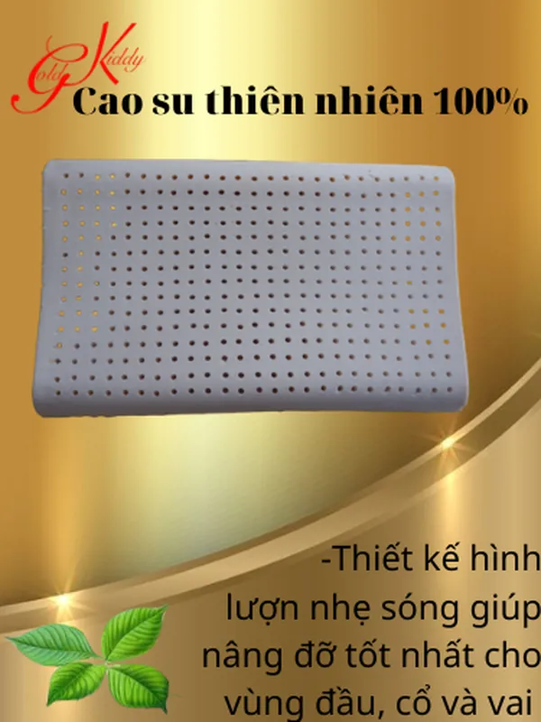 Gối cao su lượn sóng 37*57*11 cm
