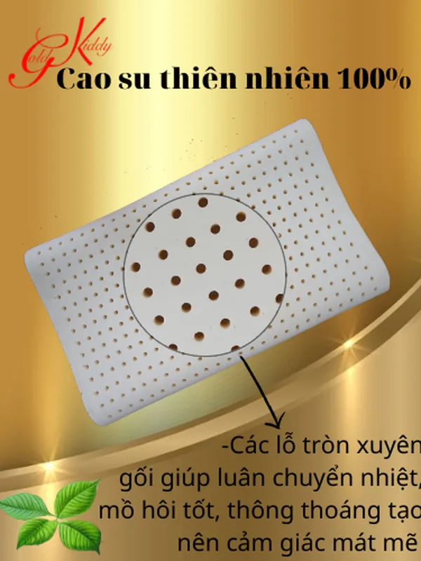 Gối cao su lượn sóng 37*57*11 cm
