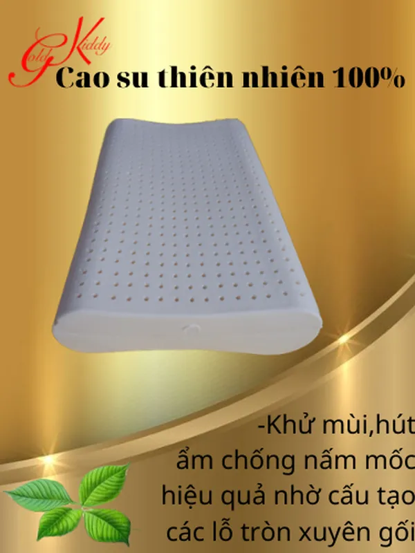 Gối cao su lượn sóng 37*57*11 cm