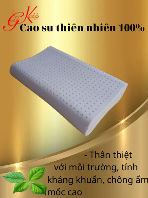 Gối cao su lượn sóng 37*57*11 cm