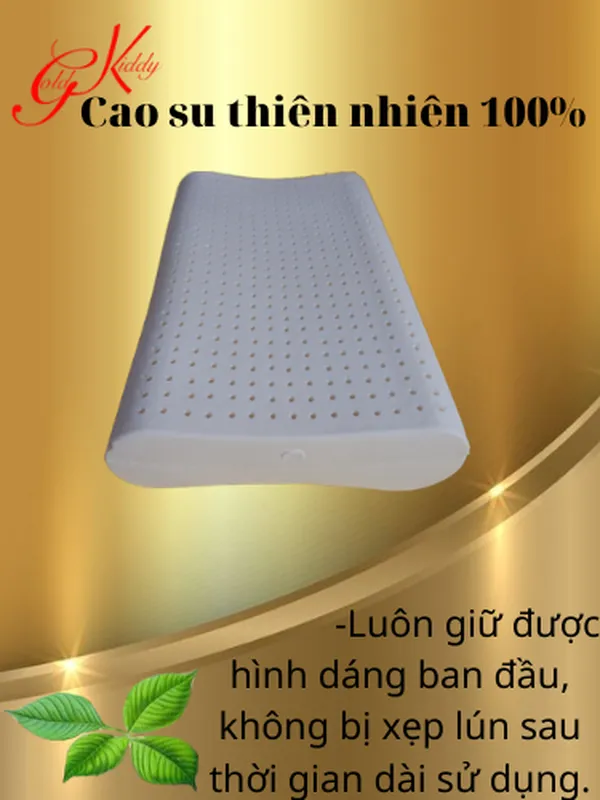 Gối cao su lượn sóng 37*57*11 cm