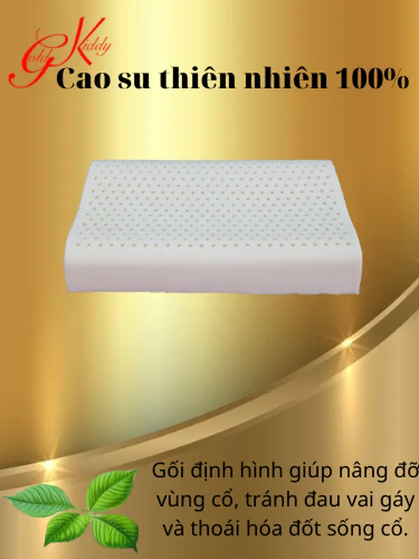 Gối cao su lượn sóng  30*50*10/12cm
