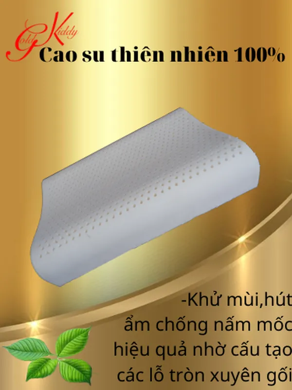 Gối cao su lượn sóng lớn 40*60*10/12 cm