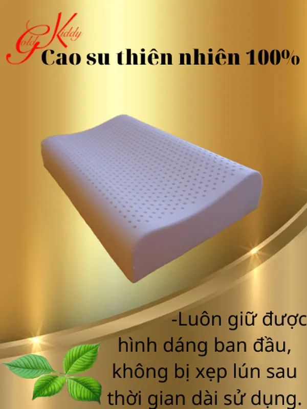 Gối cao su lượn sóng lớn 40*60*10/12 cm