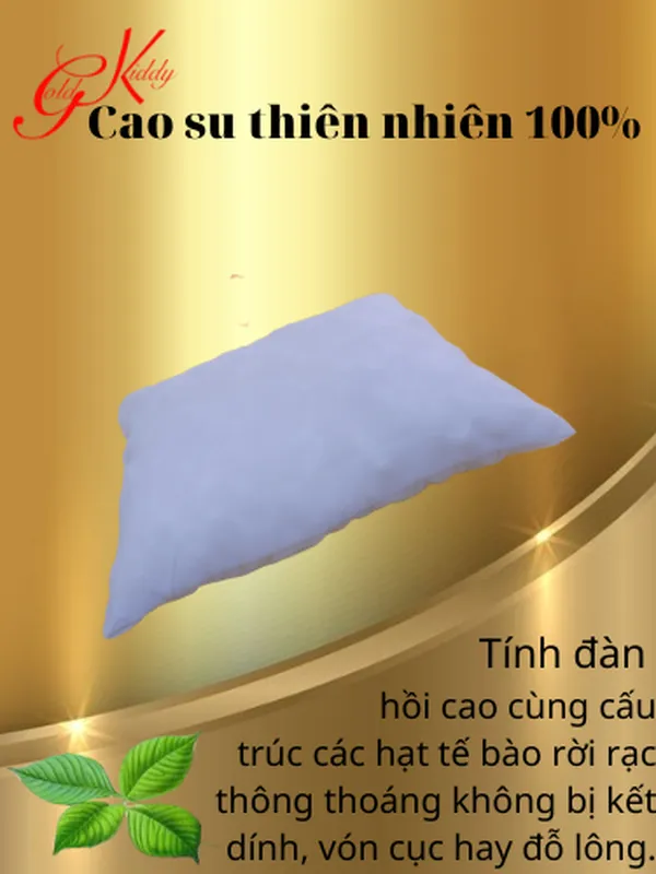 Gối cao su nhuyễn trẻ em (20*27 cm) 