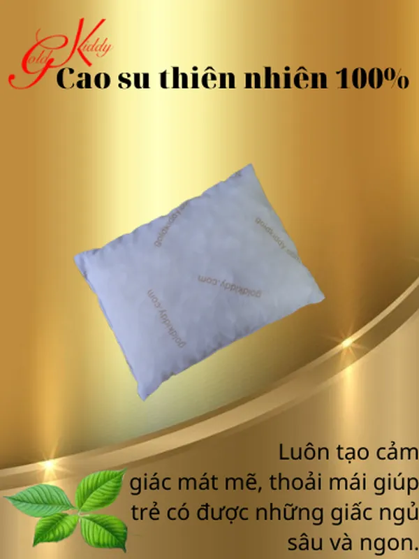 Gối cao su nhuyễn trẻ em (20*27 cm) 