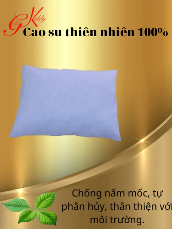 Gối cao su nhuyễn trẻ em (20*27 cm) 