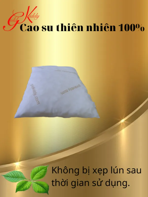 Gối cao su nhuyễn trẻ em (20*27 cm) 