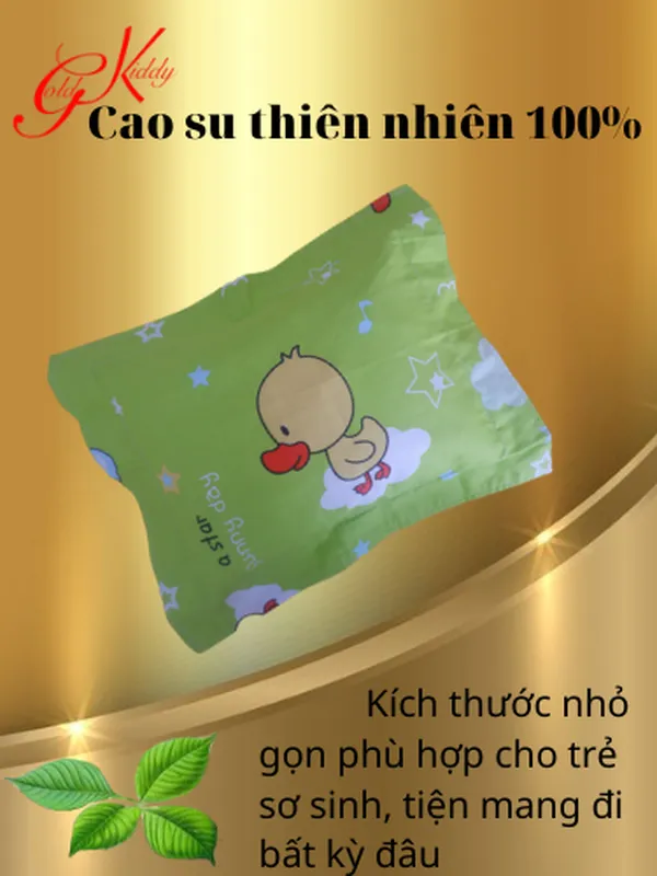 Gối cao su nhuyễn trẻ em (20*27 cm) 