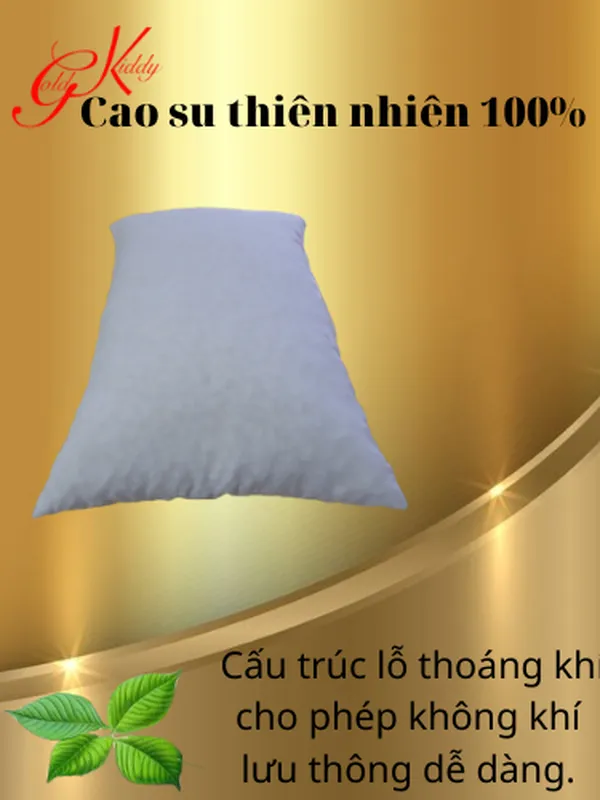 Gối cao su nhuyễn trẻ em (20*40 cm) 