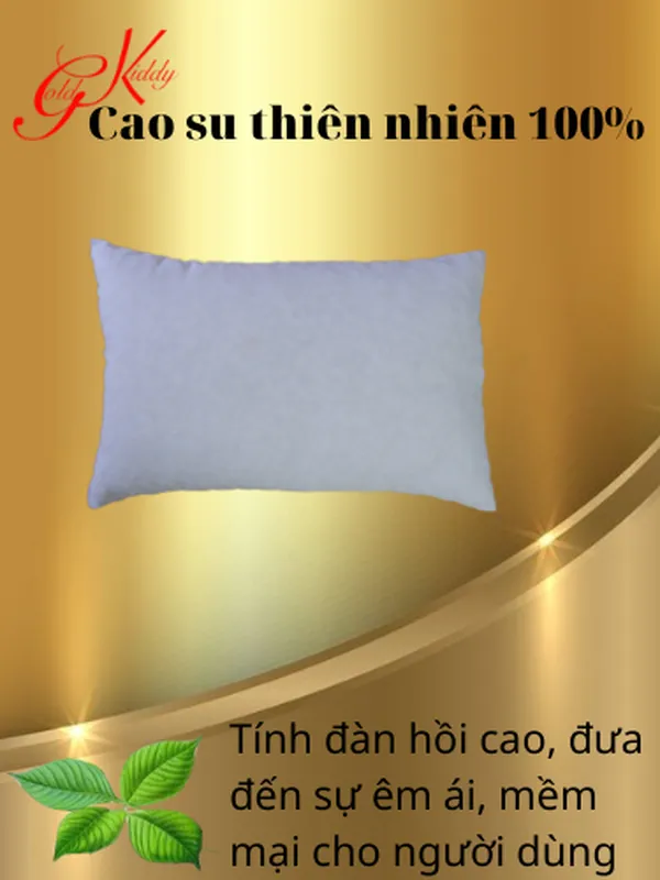 Gối cao su nhuyễn trẻ em (25*50cm)