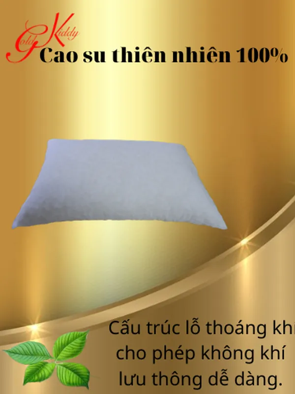 Gối cao su nhuyễn trẻ em (25*50cm)