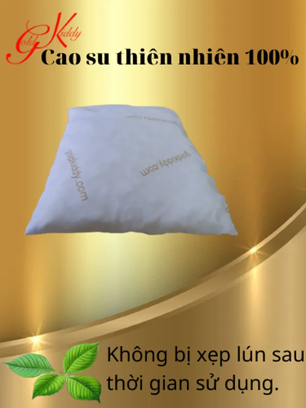 Gối cao su nhuyễn trẻ em (25*50cm)