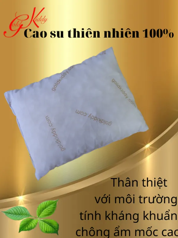 Gối cao su thiên nhiên xay nhuyễn (50*70 cm)