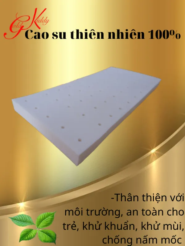 Gối cao su trẻ em dày 2.5p (20 * 40cm)