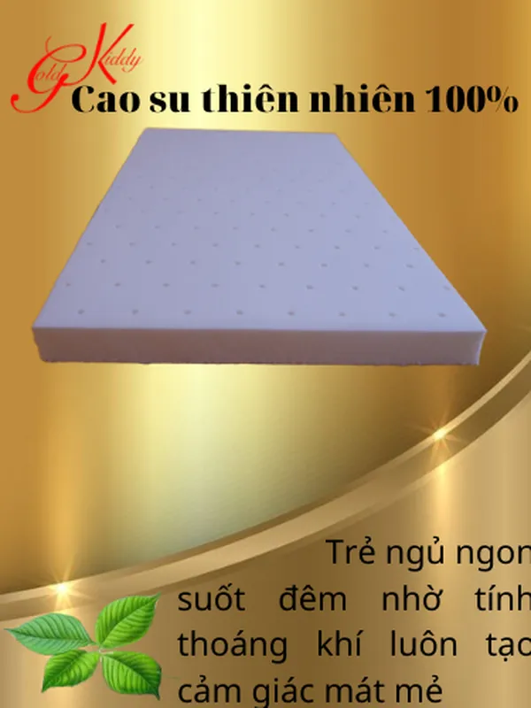 Gối cao su trẻ em dày 2.5p (30*50 cm)