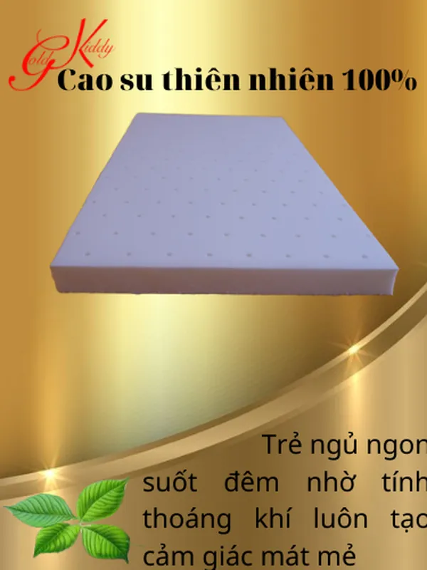 Gối cao su thiên nhiên trẻ em 5p (30*50 cm)