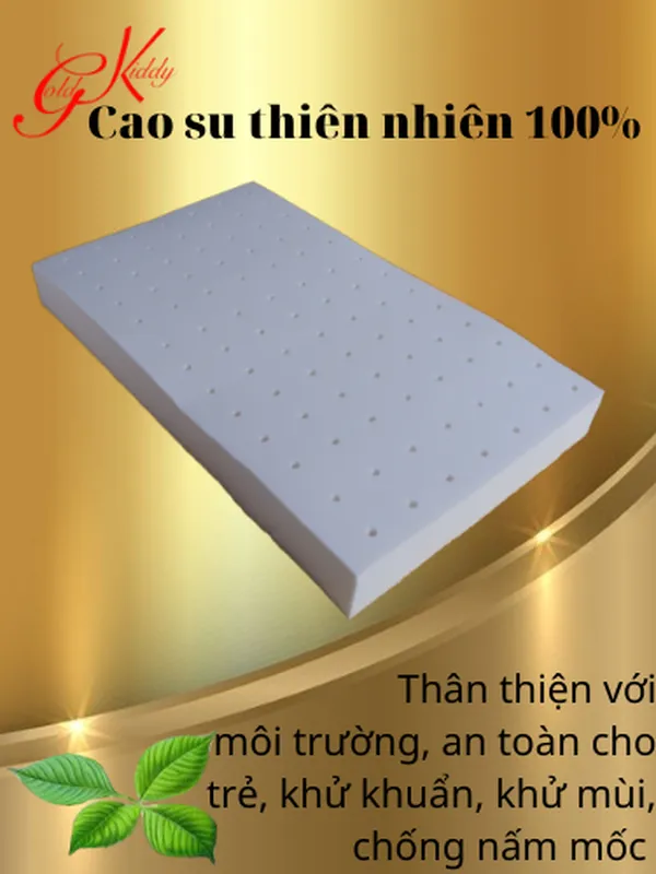 Gối cao su thiên nhiên trẻ em 5p (30*50 cm)