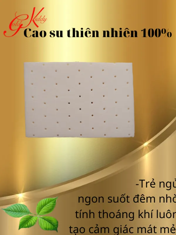 Gối cao su cho trẻ sơ sinh (20*30*2,5)