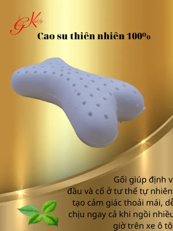 Gối cao su tựa đầu ghế xe ô tô
