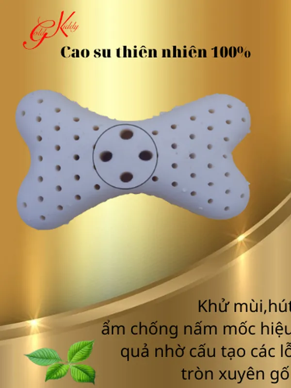 Gối cao su tựa đầu ghế xe ô tô