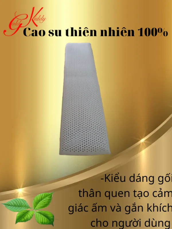 Gối đôi cao su thiên nhiên 150*14 cm