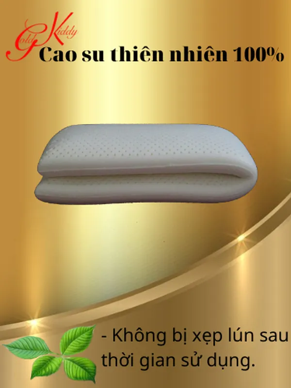 Gối đôi cao su thiên nhiên 150*14 cm