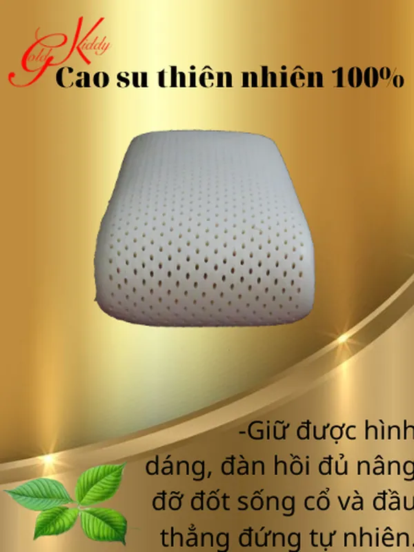 Gối đôi cao su thiên nhiên 150*14 cm