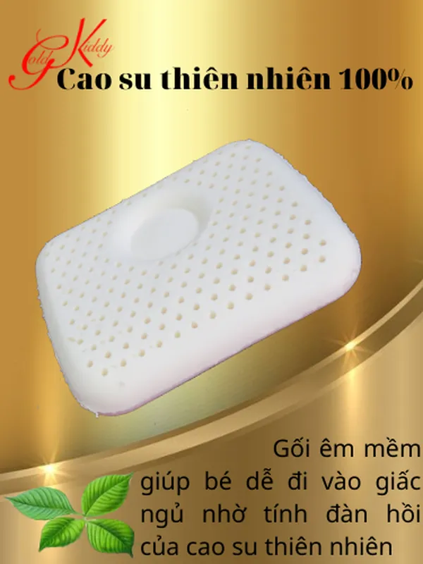 Gối lõm cao su cho trẻ sơ sinh