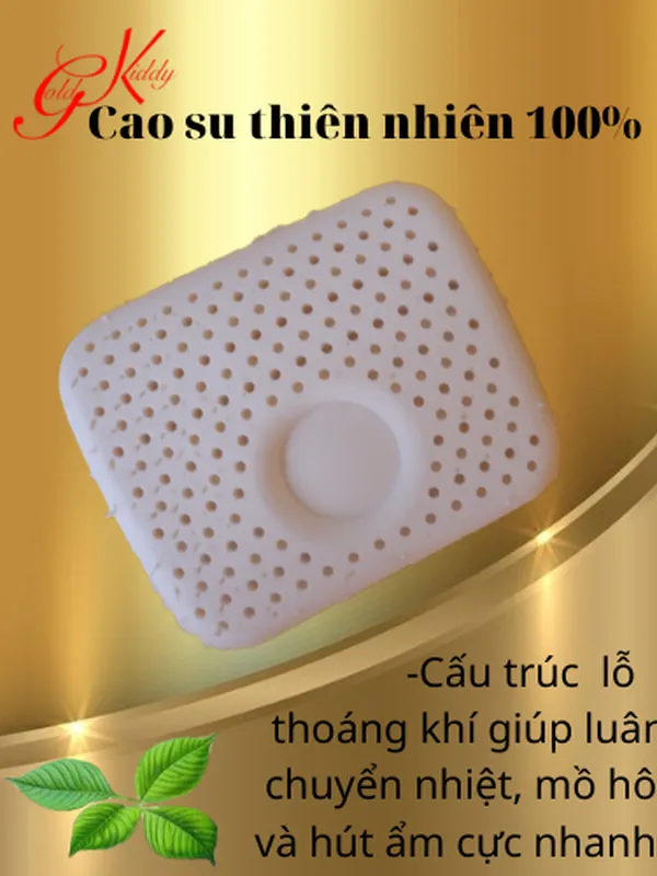 Gối lõm cao su cho trẻ sơ sinh