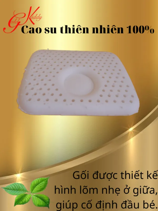 Gối lõm cao su cho trẻ sơ sinh