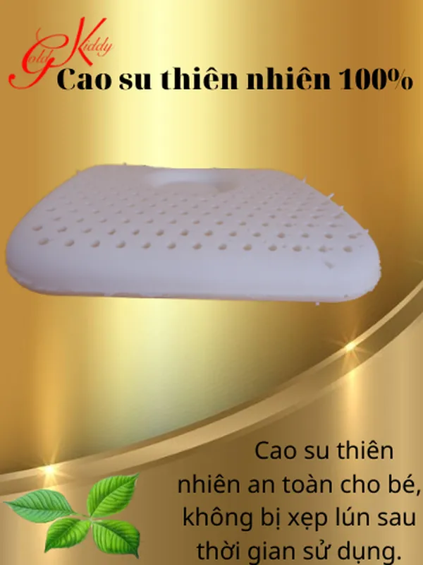 Gối lõm cao su cho trẻ sơ sinh