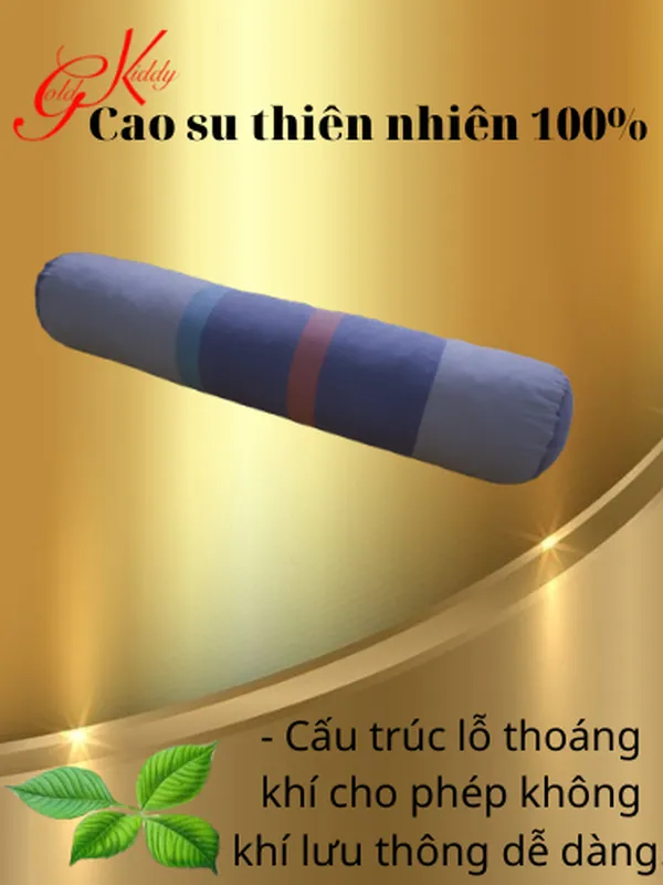 Gối ôm cao su nhuyễn 90*18 cm