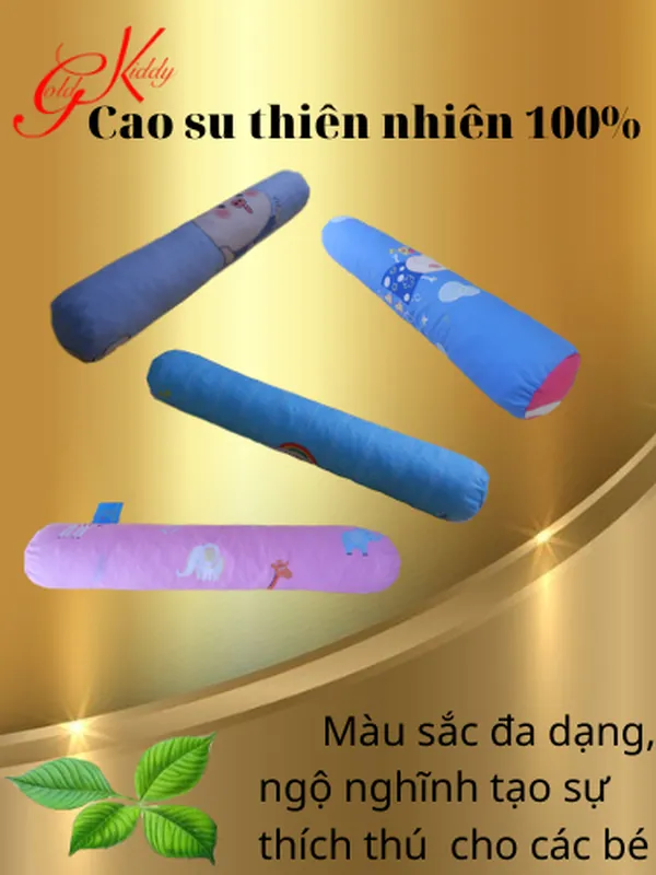 Gối ôm cao su nhuyễn trẻ em 60*10cm