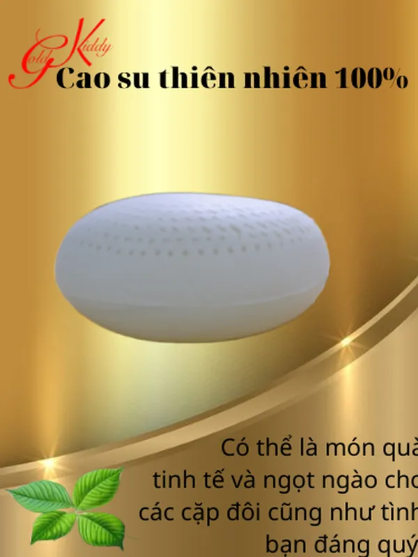 Gối trang trí hình tròn bằng cao su