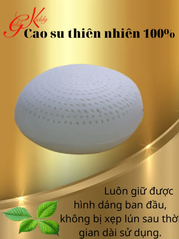 Gối trang trí hình tròn bằng cao su