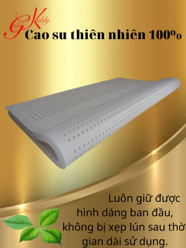 Nệm cao su thiên nhiên gai massage 180*200*5 cm