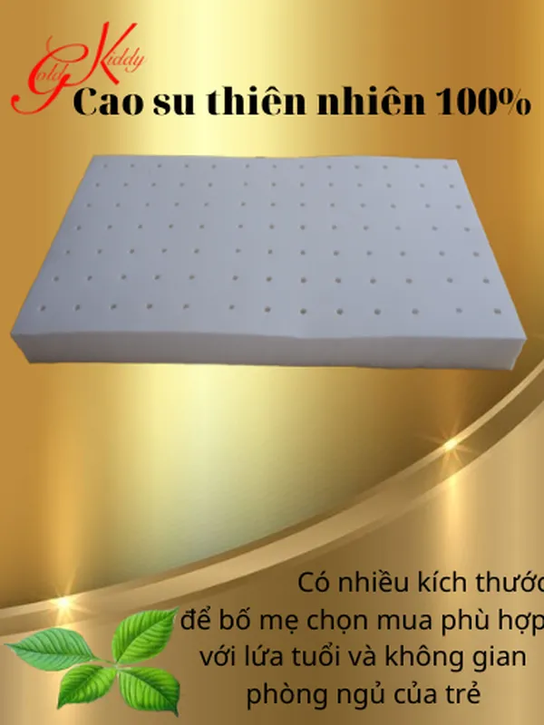 Nệm cao su thiên nhiên trẻ em 5p (cm)