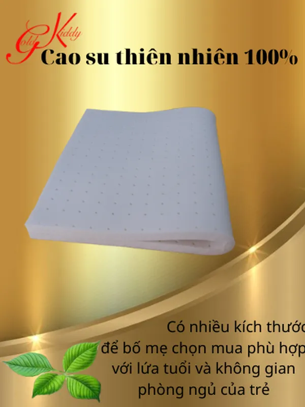 Nệm cao su trẻ em 2,5 cm (p)