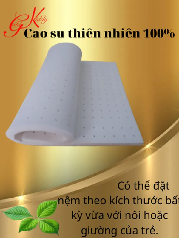 Nệm cao su trẻ em 2,5 cm (p)