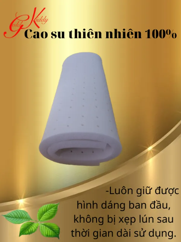 Nệm cao su trẻ em 2,5 cm (p)