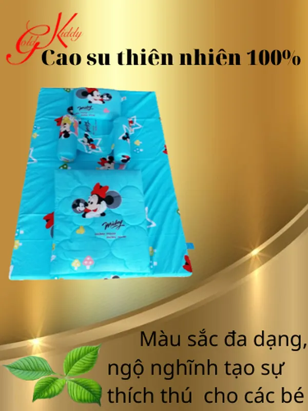 Nệm cao su thiên nhiên trẻ em 5p (cm)