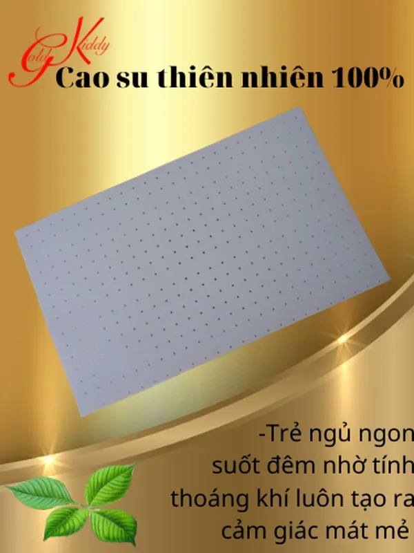 Nệm cao su thiên nhiên trẻ em 5p (cm)