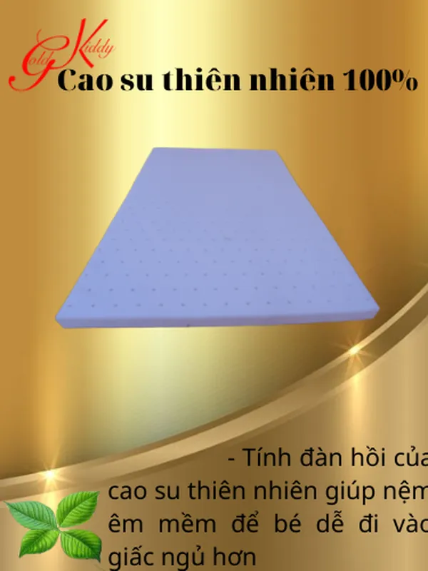 Nệm cao su trẻ sơ sinh