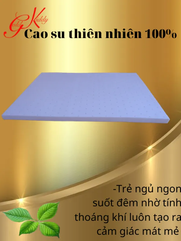 Nệm cao su trẻ sơ sinh