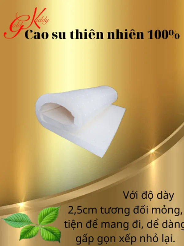 Nệm cao su trẻ sơ sinh
