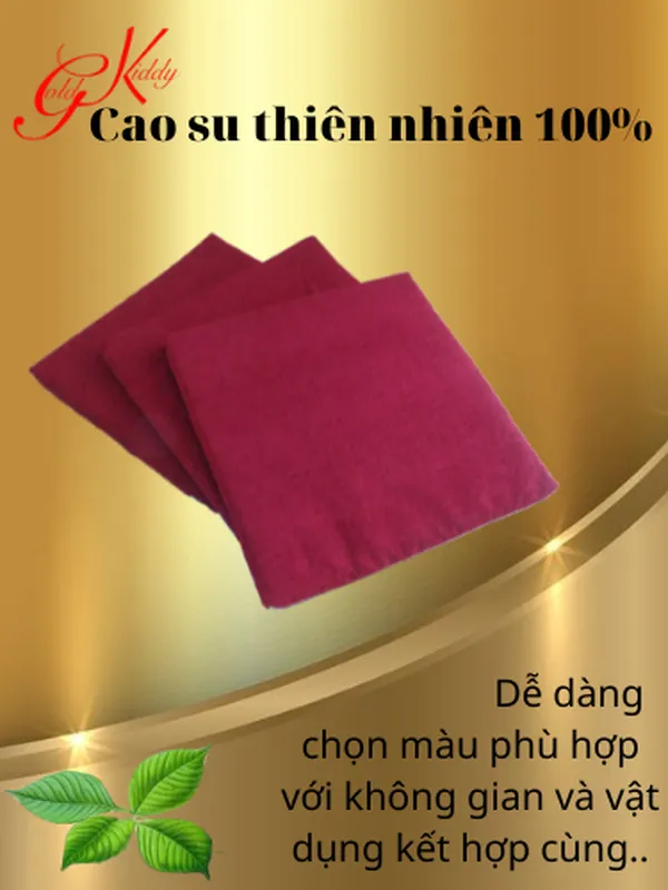 Thảm ghế ngồi cao su 40_40_2,5 cm